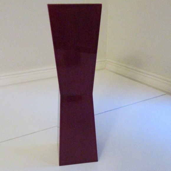 Japanese Red Lacquerware Flower vase - Picture 2 of 7